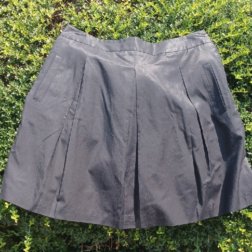 BCBGMaxAzria Black Midi Skirt